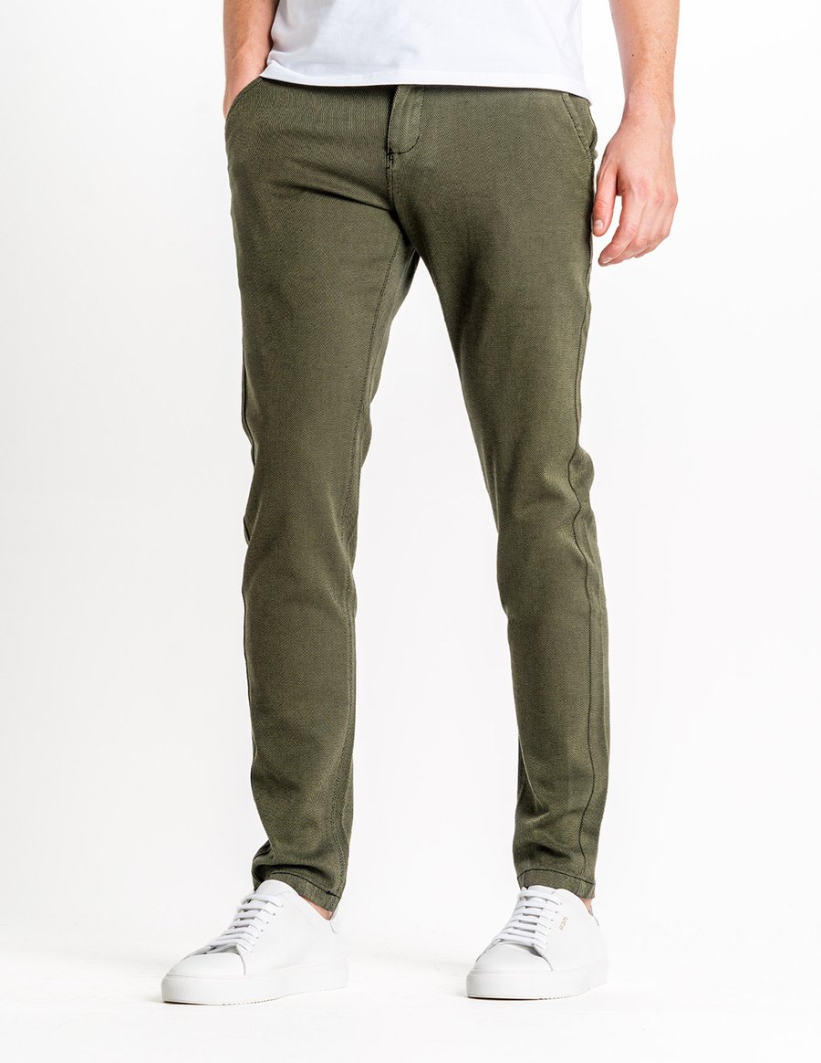 CLASSIC PANTS SLIM NATURE GREEN