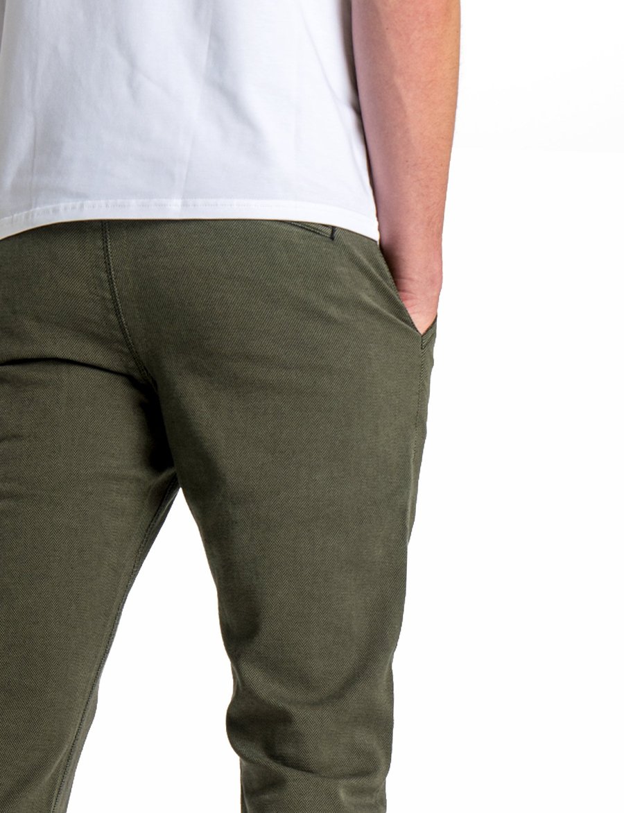 CLASSIC PANTS SLIM NATURE GREEN